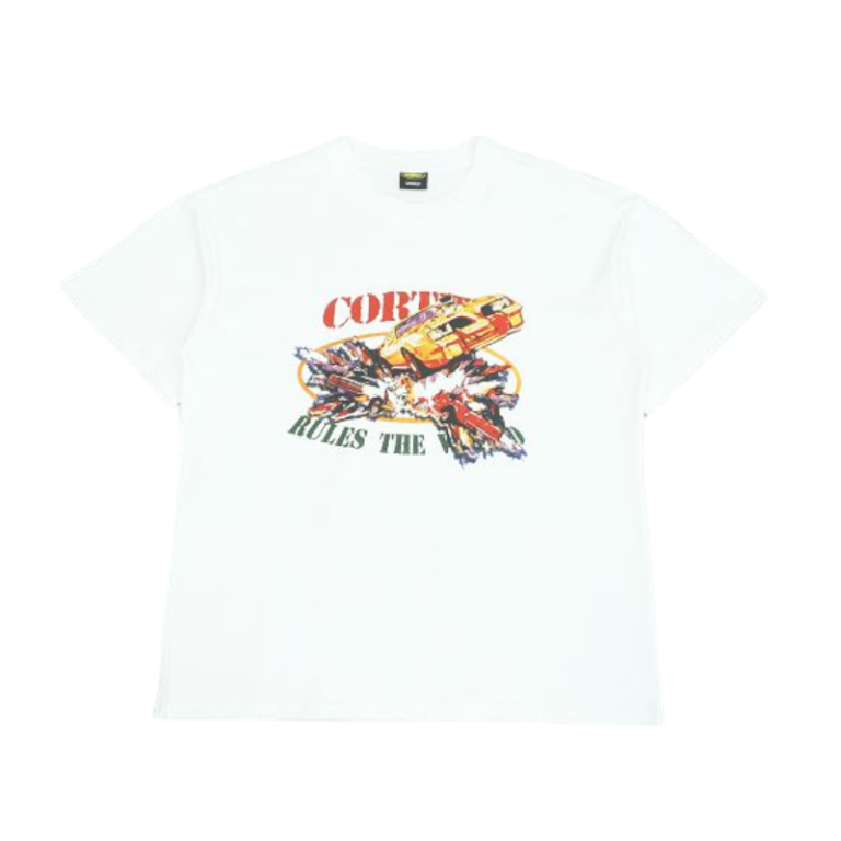 Corteiz Car Crash T-Shirt White