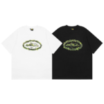 Corteiz Alcatraz Grass Round T-shirt Black