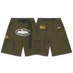 Cargo Corteiz Alcatraz Green Shorts Army