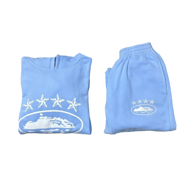 Corteiz Tracksuit 5 Starz Alcatraz Baby Blue