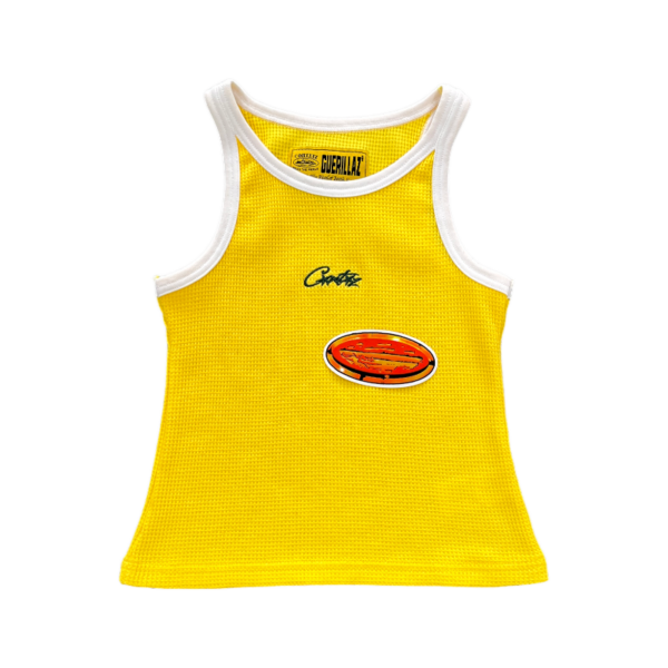 Corteiz Contrast Allstarz Tank Top Yellow