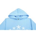 Corteiz 5 Starz Alcatraz Baby Blue Hoodie
