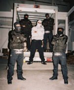 Corteiz Guerillaz Cargo Black Pants