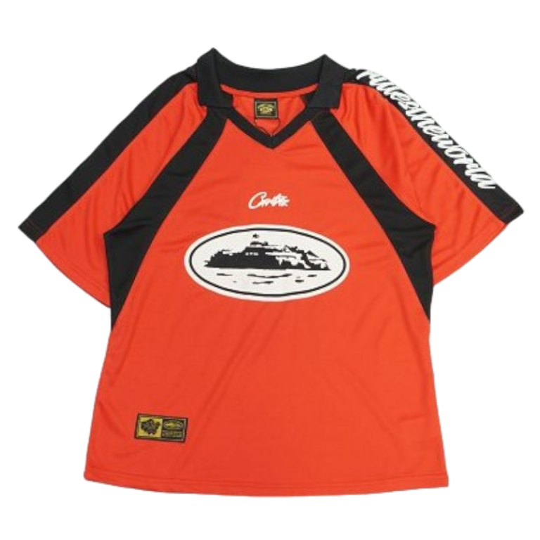 Corteiz Alcatraz Football T-Shirt Red