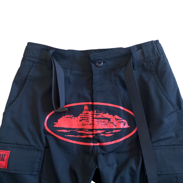 Corteiz Guerillaz Blue Cargos