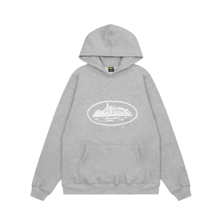 Grey Corteiz Alcatraz Hoodie