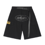 Corteiz Alcatraz Cargo Shorts Triple Black
