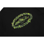 Corteiz Alcatraz Grass Round T-shirt Black