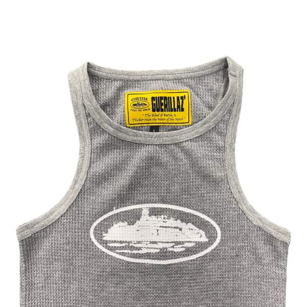 Corteiz Allstarz Tank Top Grey/White