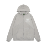 Corteiz Superior V2 Zip Up Hoodie Stone Gray