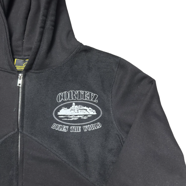 Corteiz Superior V2 Zip-Up Hoodie Black