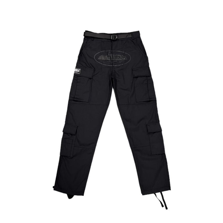 Corteiz Guerillaz Black Cargo Triple