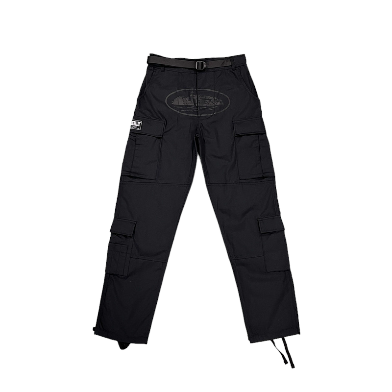 Corteiz Guerillaz Black Cargo Triple