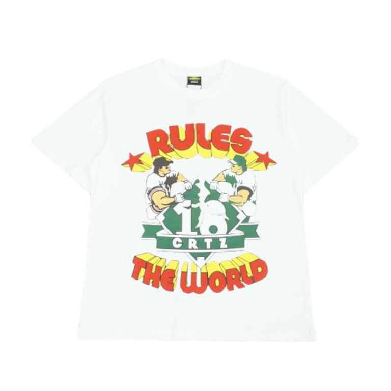 Corteiz Rtw Baseball T-Shirt White
