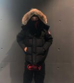 Corteiz Guerillaz Cargos Black/Red