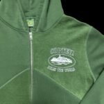 Corteiz Superior V2 Zip Hoodie Forest Green