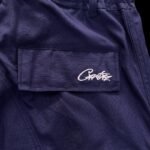 Corteiz Guerillaz Cargo Pants Navy Blue