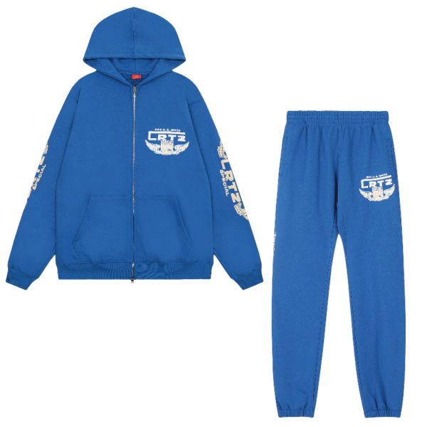 Corteiz Gasolina Tracksuit Royal Blue