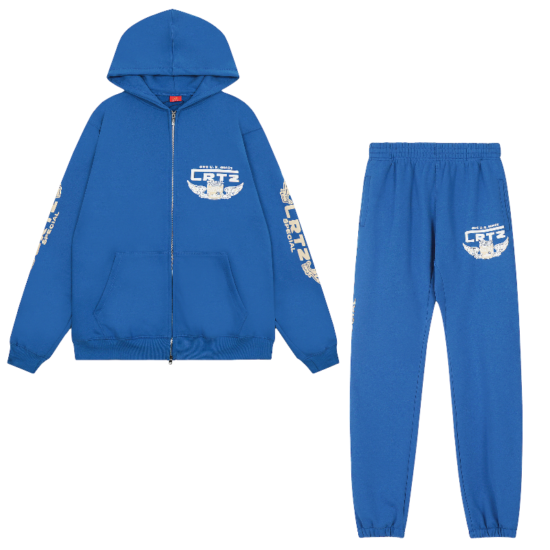 Corteiz Gasolina Tracksuit Royal Blue