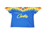 Corteiz Club RTW Football T-Shirt Blue