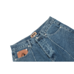 Corteiz C-Star Denim Shorts Faded Blue