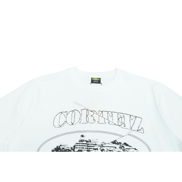 Corteiz Web Alcatraz Tee White *New Blank*