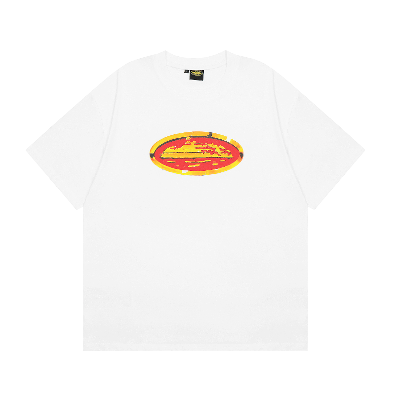 White Corteiz Shiny Alcatraz T-Shirt