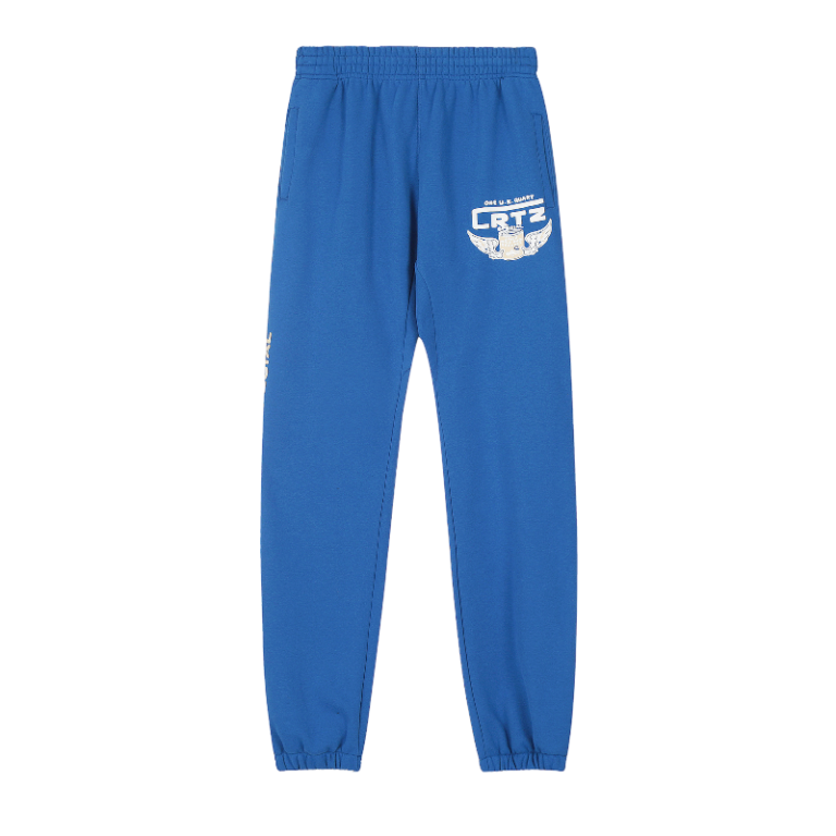 Corteiz Gasolina Bottoms Sweatpants Royal Blue