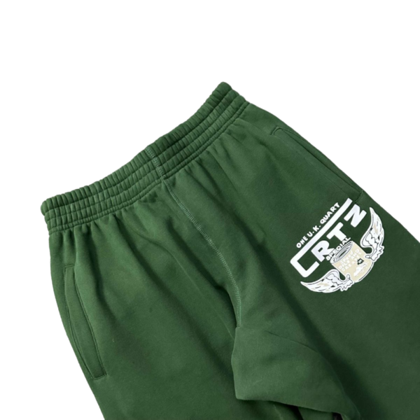 Corteiz Gasolina Bottoms Sweatpants Dark Green