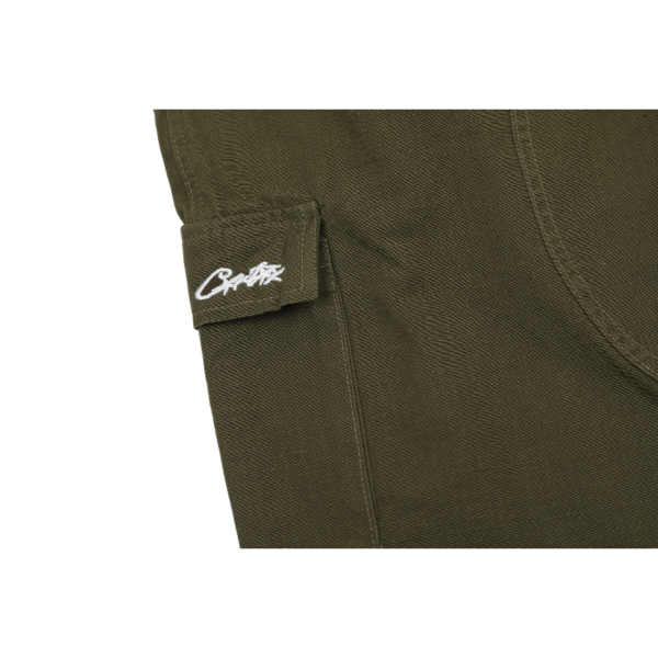 Cargo Corteiz Alcatraz Shorts Green Army