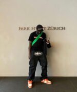 Corteiz Guerillaz Cargo Black Pants