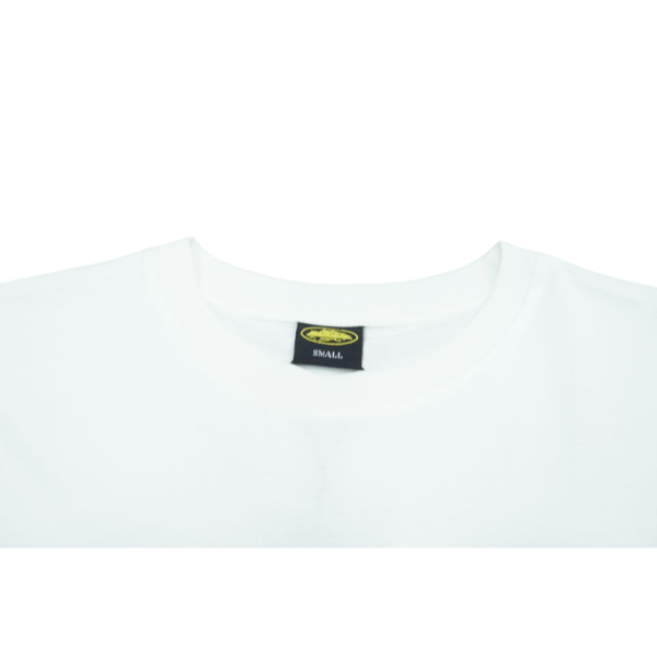 Corteiz Fire Flame Clown Head White T-shirt
