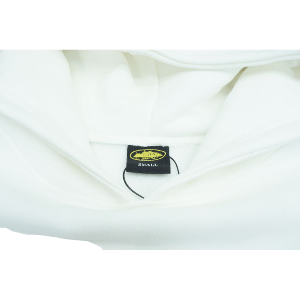 Corteiz 5 Starz Alcatraz Hoodie White