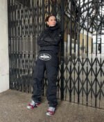 Corteiz Guerillaz Cargo Pants Black