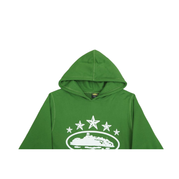 Corteiz 5 Starz Green Alcatraz Hoodie